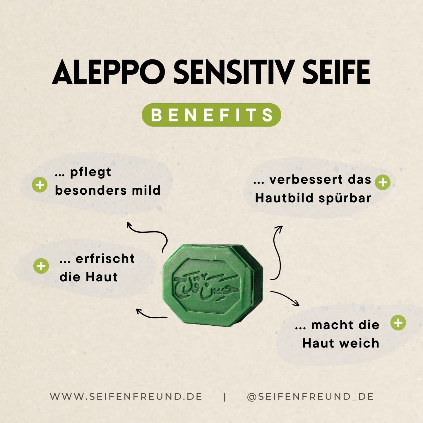 Premium Aleppo Sensitiv Seife