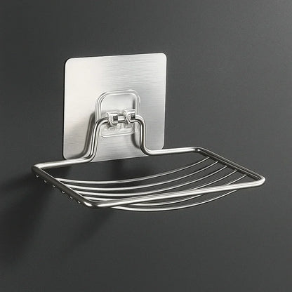 Premium Seifenhalter silber