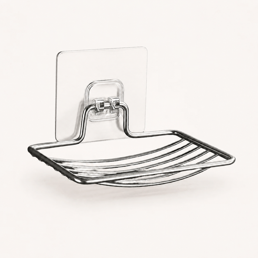 Premium Seifenhalter silber