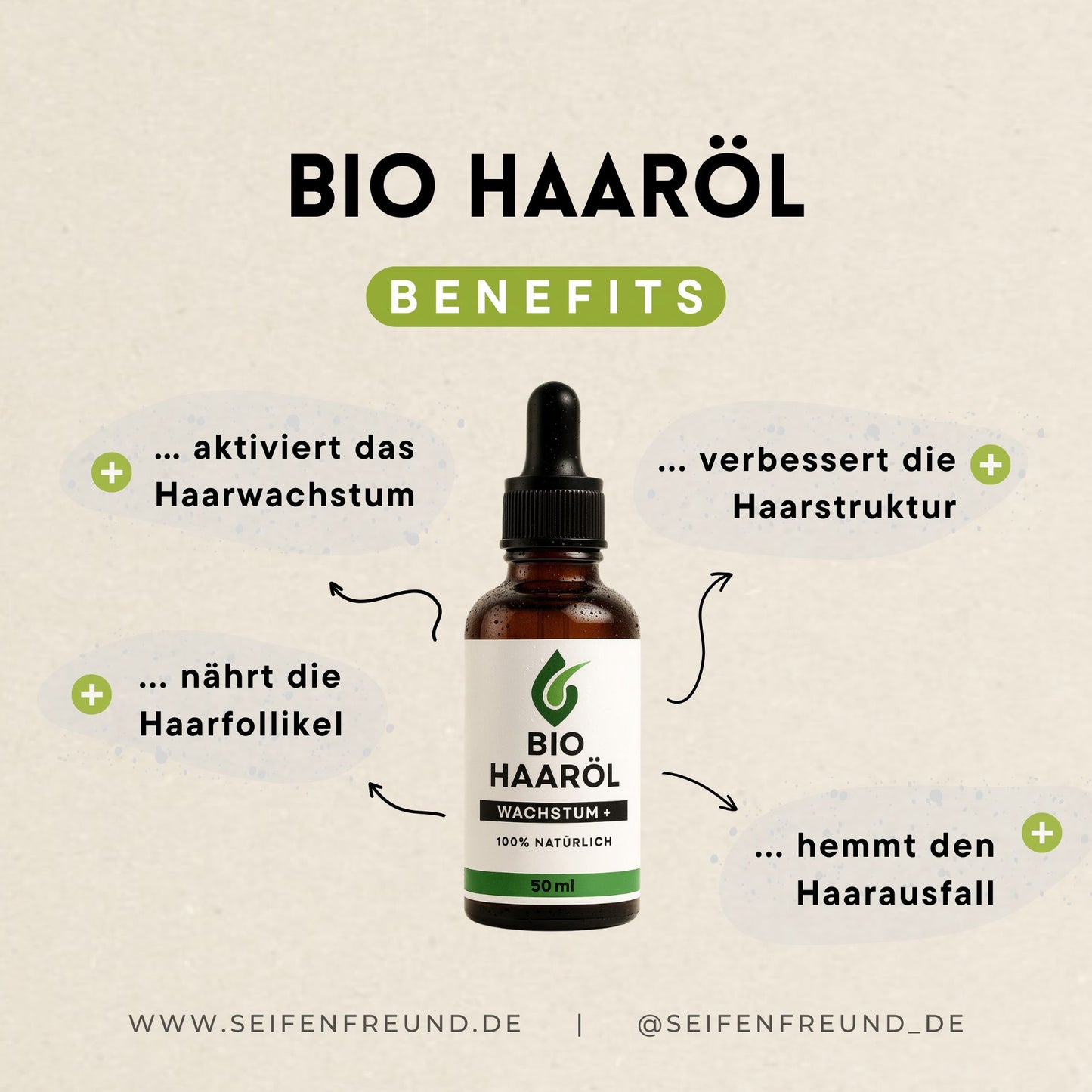 [Bundle] Premium BIO Haaröl Wachstum+
