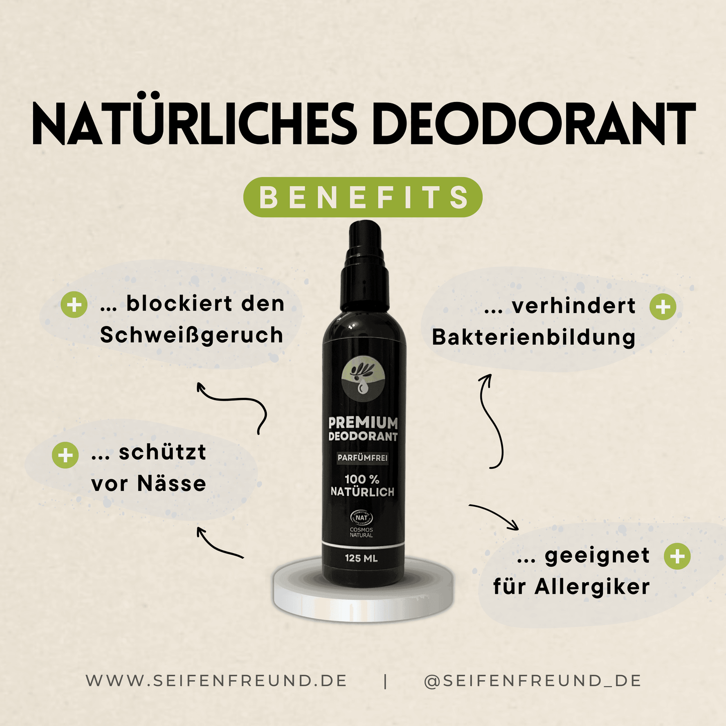 Premium Natural Deodorant