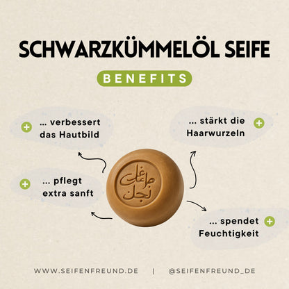 Premium Schwarzkümmelöl Seife
