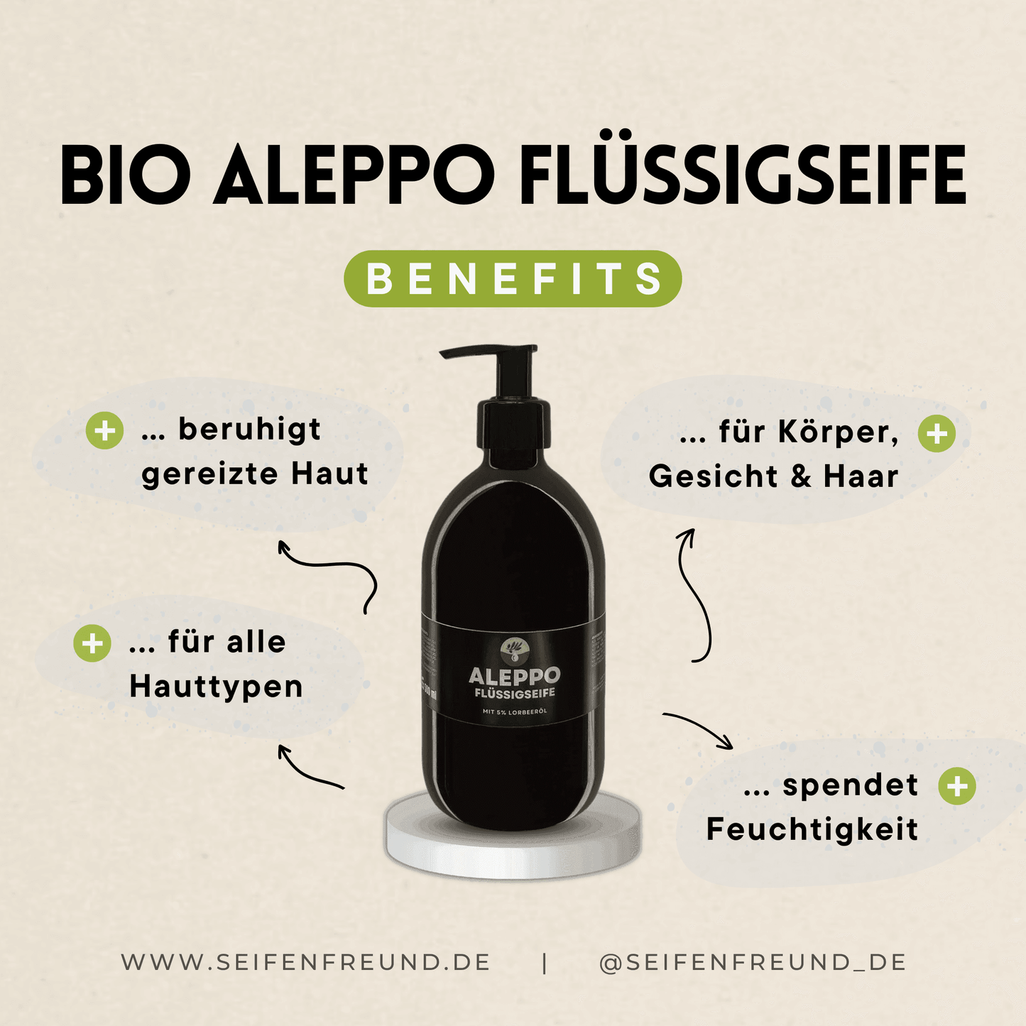 Premium BIO Aleppo Flüssigseife