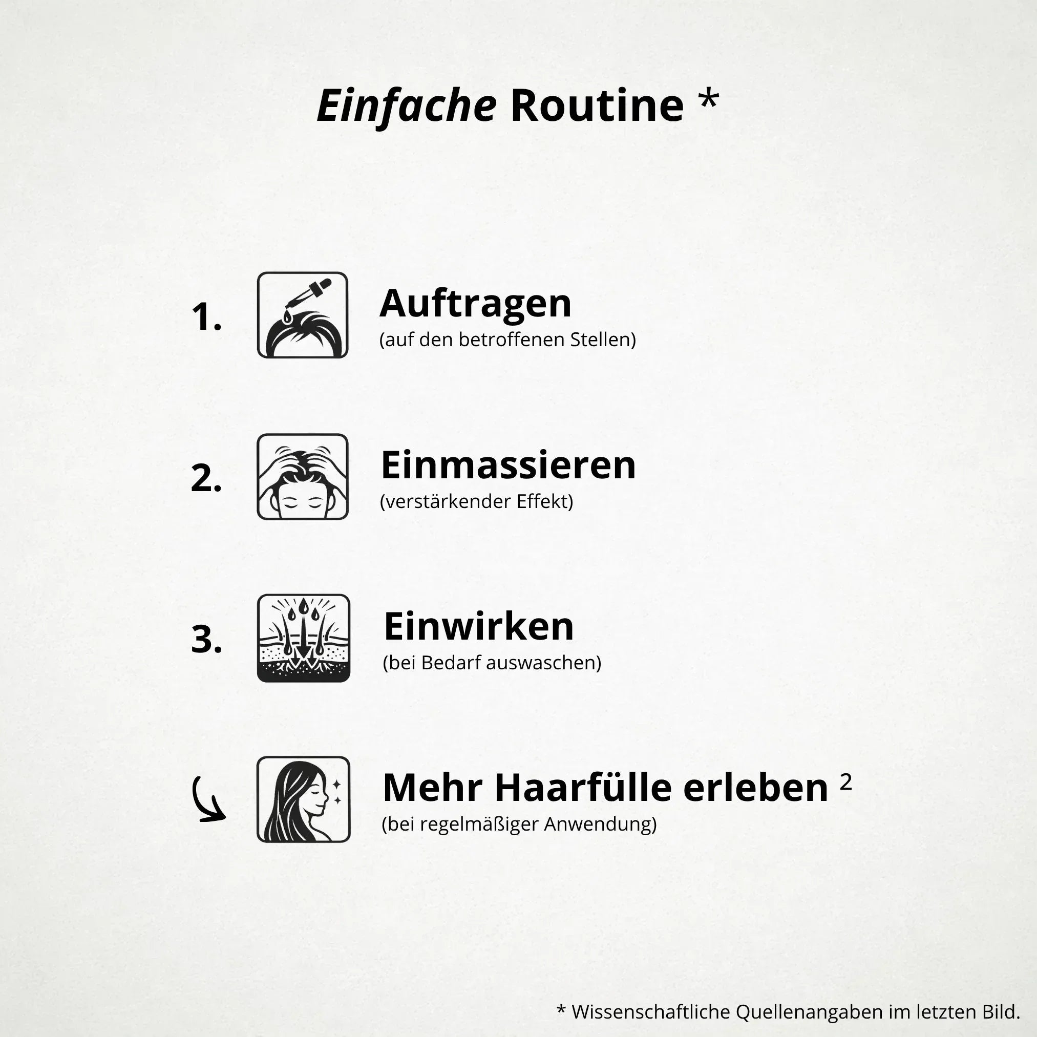 Die Routine mit dem Bio-Haaröl in drei Schritten
