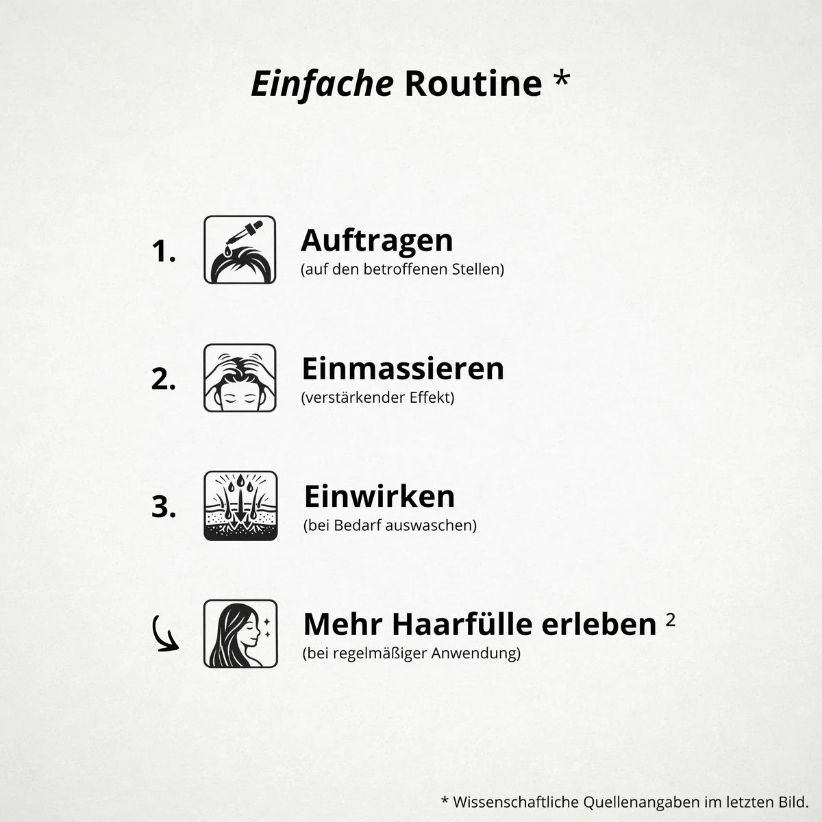 Die Routine mit dem Bio-Haaröl in drei Schritten