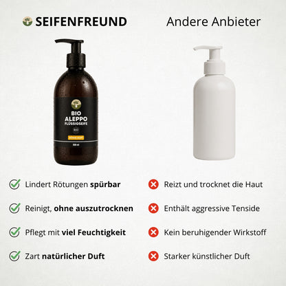 Premium BIO Honig-Duft Aleppo Flüssigseife