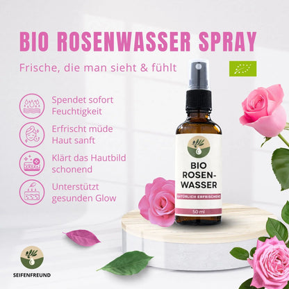 Premium BIO Rosenwasser Spray
