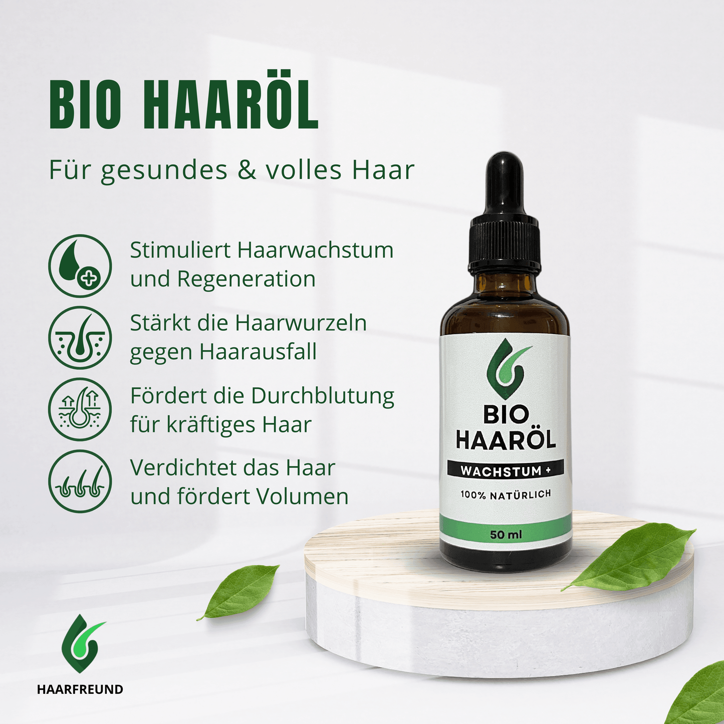 Premium BIO Haaröl Wachstum+