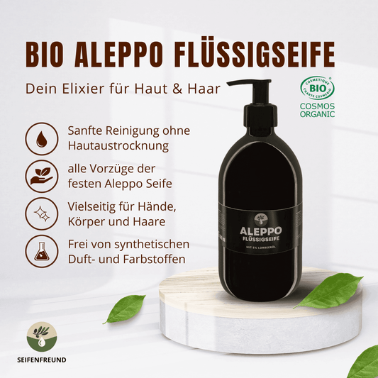 Premium BIO Aleppo Flüssigseife