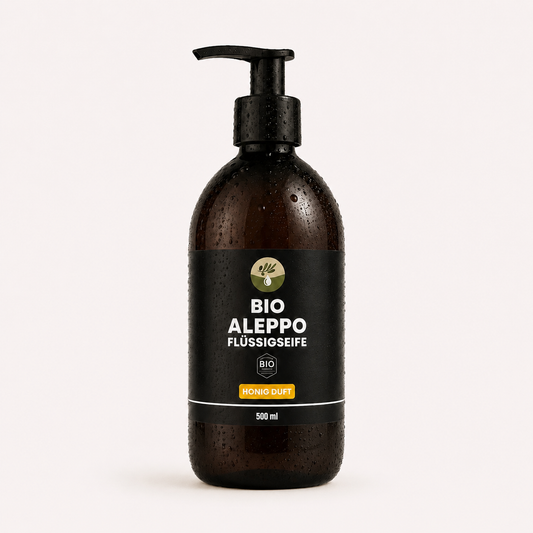 Premium BIO Honig-Duft Aleppo Flüssigseife
