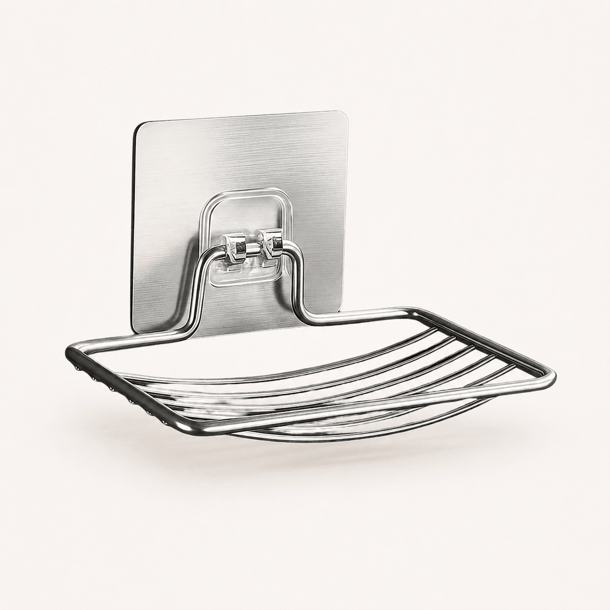 Premium Seifenhalter silber