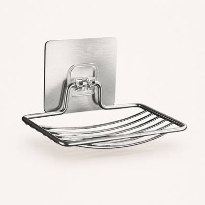 Premium Seifenhalter silber